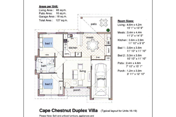 Cape Chestnut Duplex Villa Units 16-19