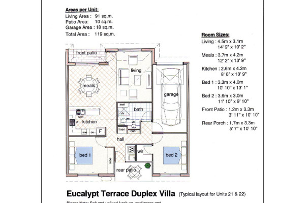 Eucalypt Terrace Duplex Villa Units 21 & 22